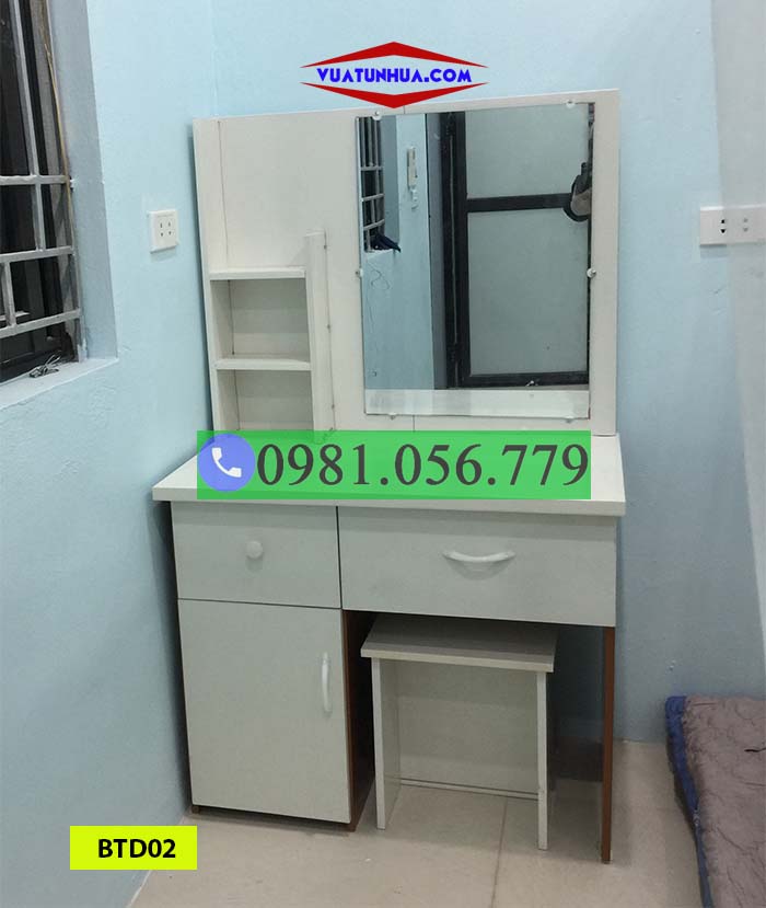 Các kiểu bàn trang điểm nhựa Đài Loan phổ biến