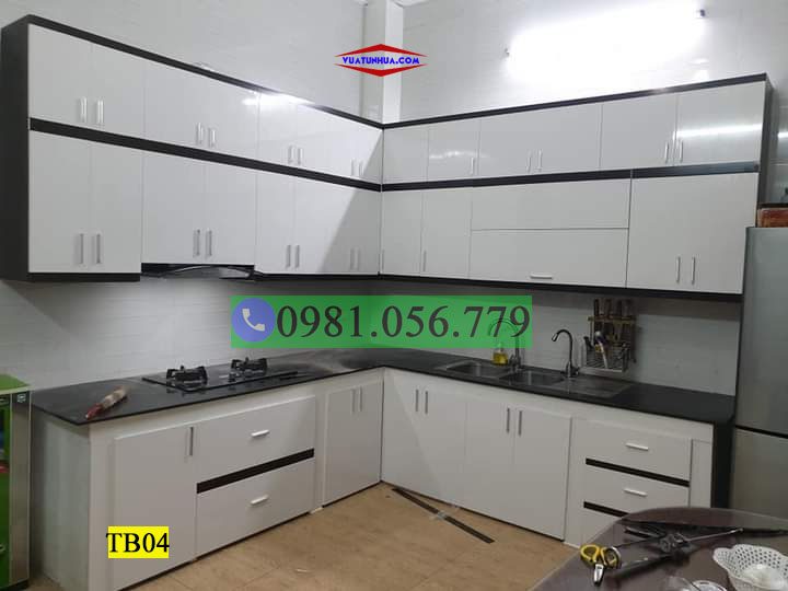 Sang chảnh với 5 bộ tủ bếp nhựa cao cấp
