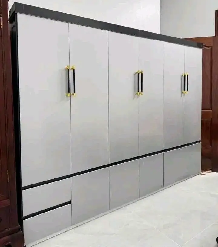 Tủ nhựa quần áo Đài Loan 6 cánh đơn giản VTL06_06