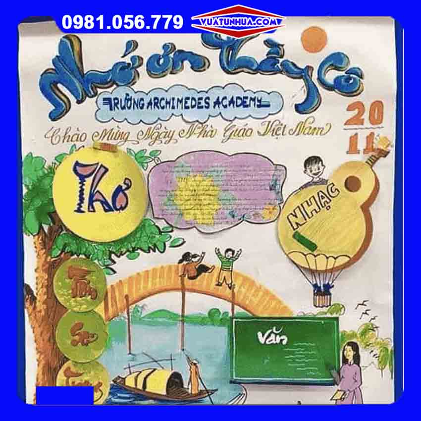Những bài thơ hay về 20/11 làm báo tường