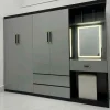 Tủ quần áo 4 cánh liền bàn trang điểm nhựa Đài Loan VTL04_20
